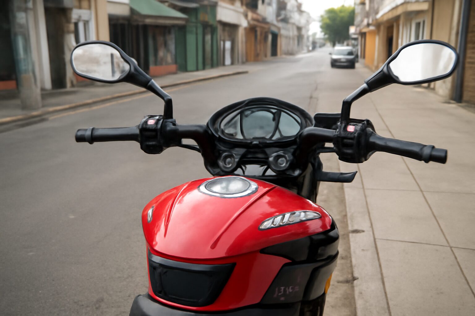 Bajaj Pulsar NS200 2023 - Santiago de Surco - Cabina del conductor