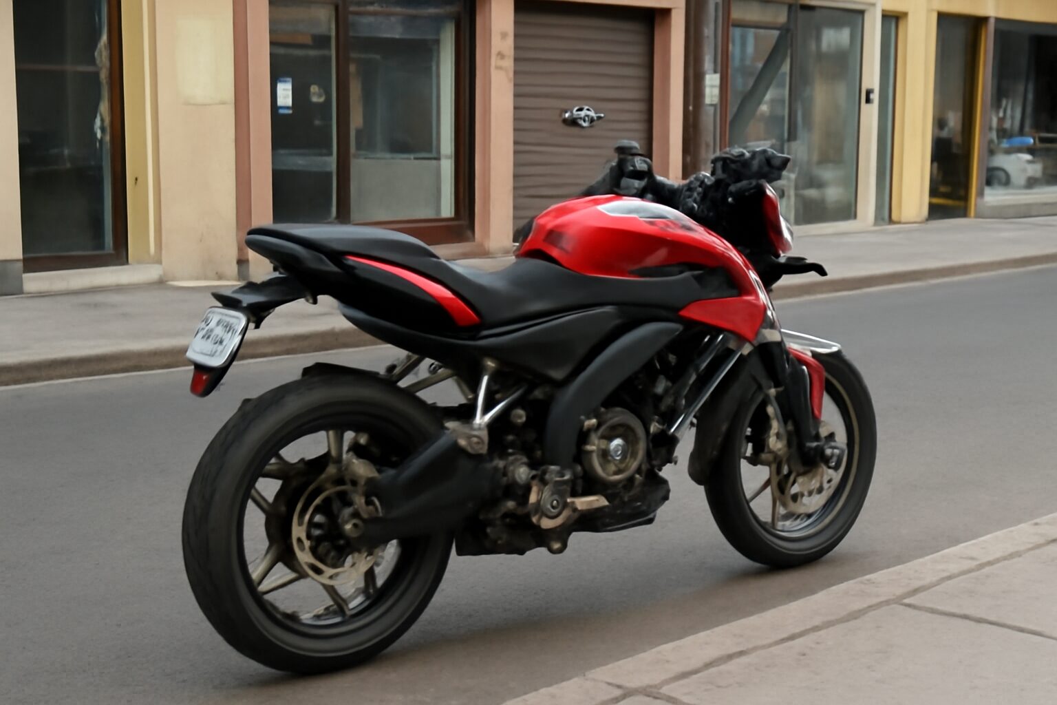 Bajaj Pulsar NS200 2023 - Santiago de Surco - Exterior posterior