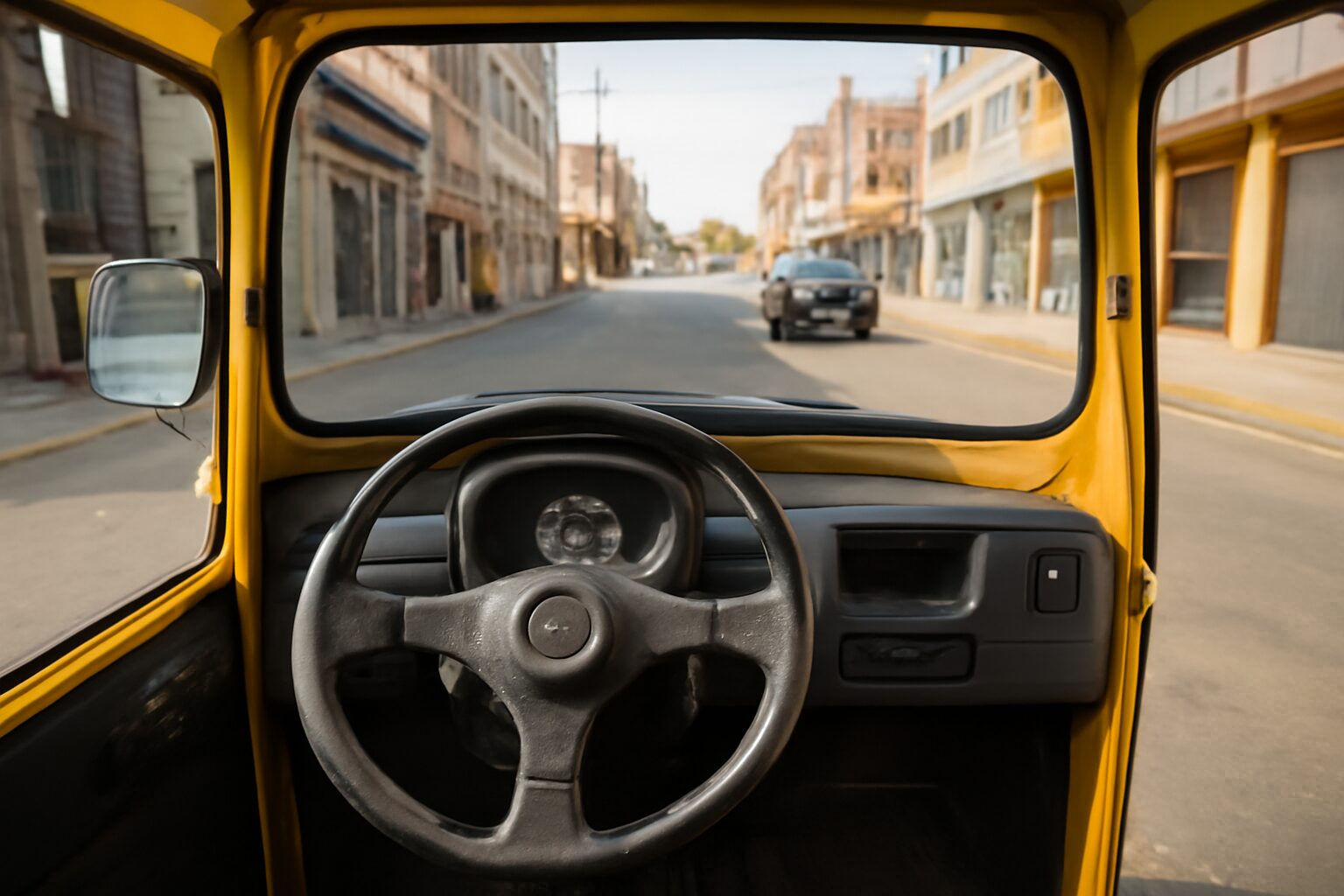 Torito Bajaj RE 2021 - Callao - Cabina del conductor
