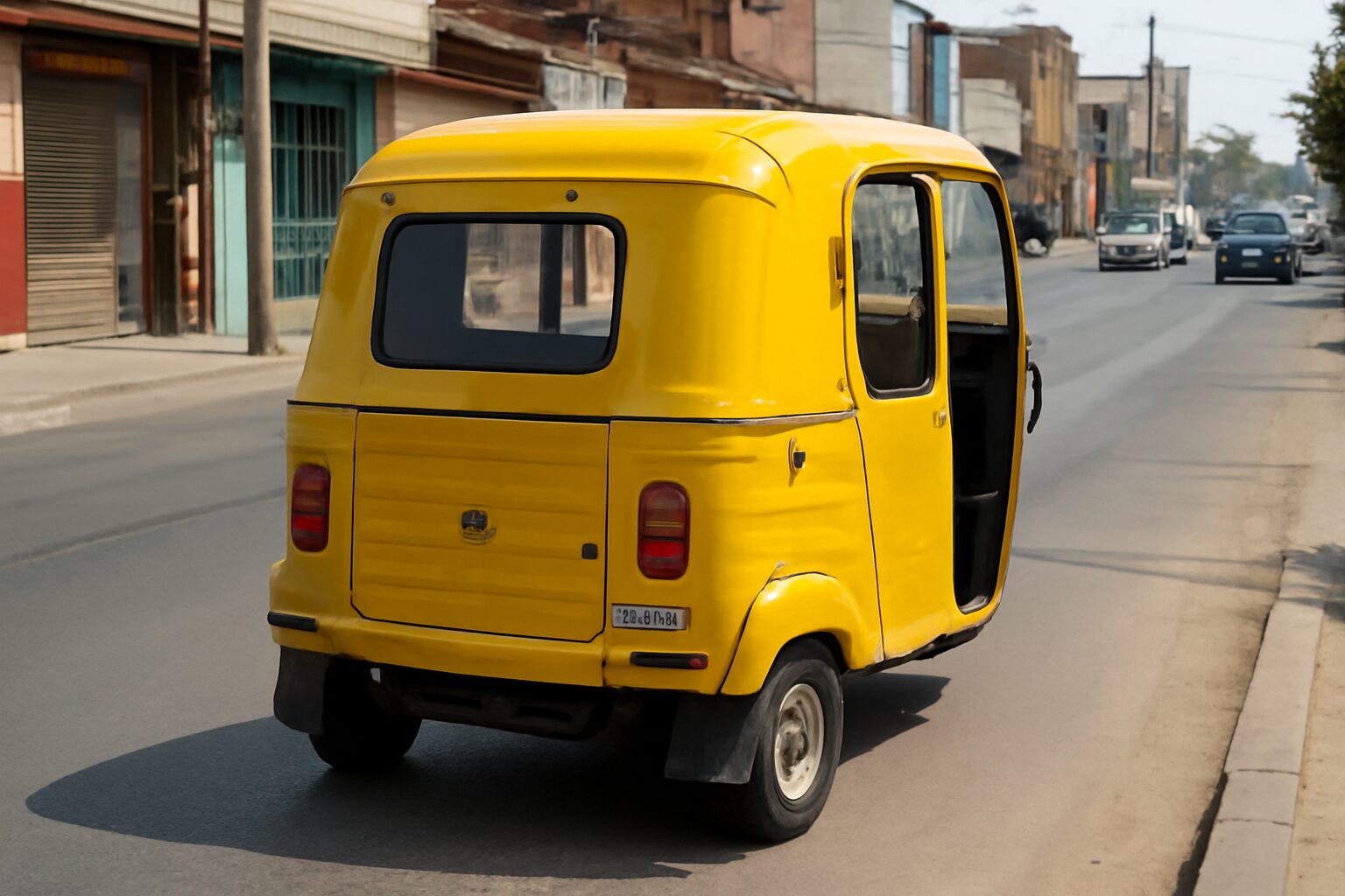 Torito Bajaj RE 2021 - Callao - Exterior posterior